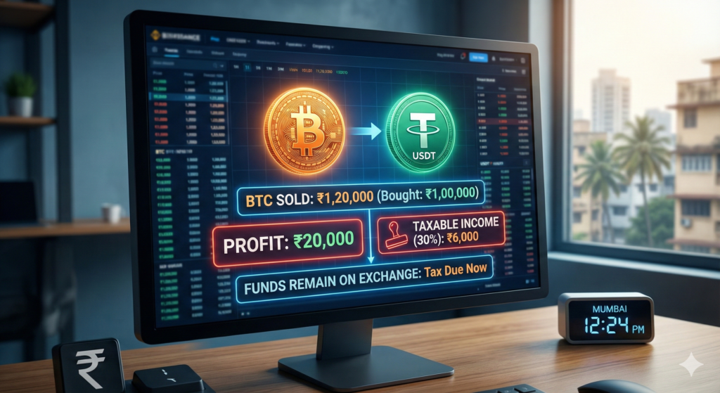 Spot Trading example with Calculation