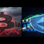 Bitcoin under pressure and Ethereum gaining strength