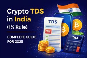 Crypto TDS in India 1% rule explained with example for 2025