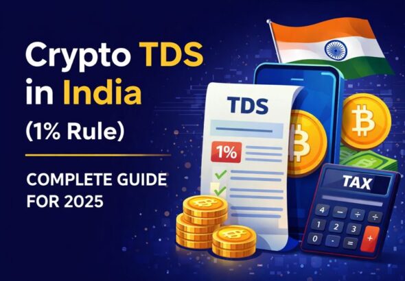Crypto TDS in India 1% rule explained with example for 2025